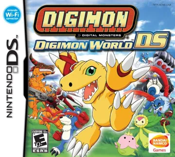 Digimon World DS (USA) box cover front